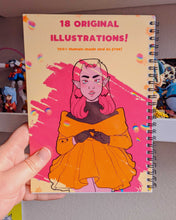 Load image into Gallery viewer, Queer Demon Babe Coloring Book!