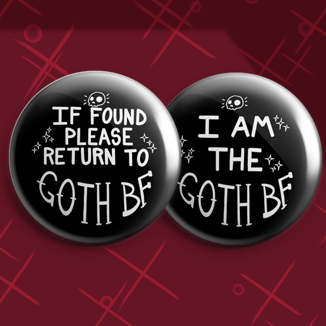 Goth BF Button Set