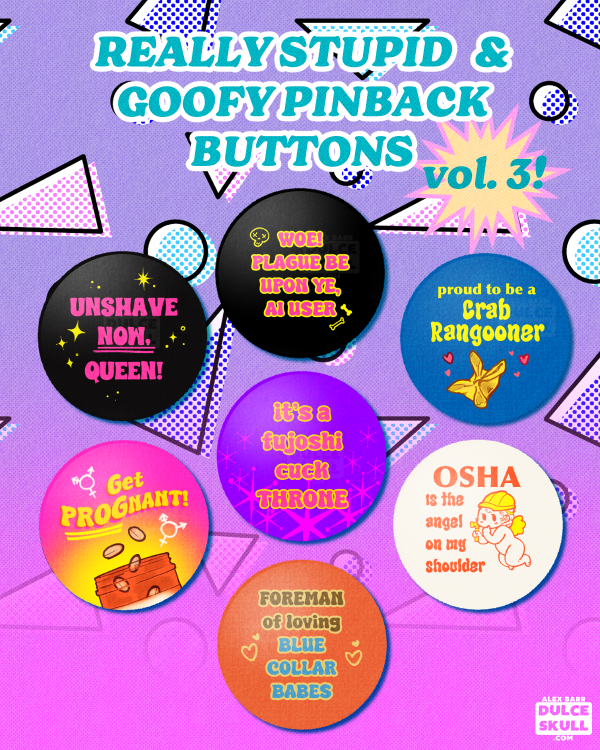 Queer Pinback Buttons (vol. 3)