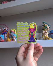Load image into Gallery viewer, Blue Collar PPE Angel Sticker
