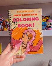 Load image into Gallery viewer, Queer Demon Babe Coloring Book!
