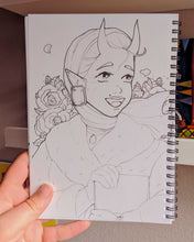 Load image into Gallery viewer, Queer Demon Babe Coloring Book!
