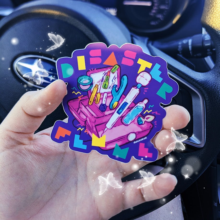Disaster Femme Sticker