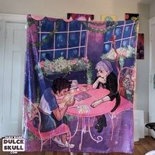 Load image into Gallery viewer, Luz &amp; Amity Café Date Minky Blanket
