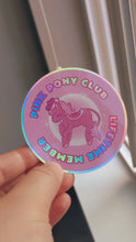Load and play video in Gallery viewer, Pink Pony Club Sticker
