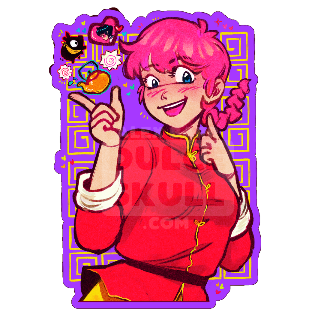 Girl Ranma Sticker