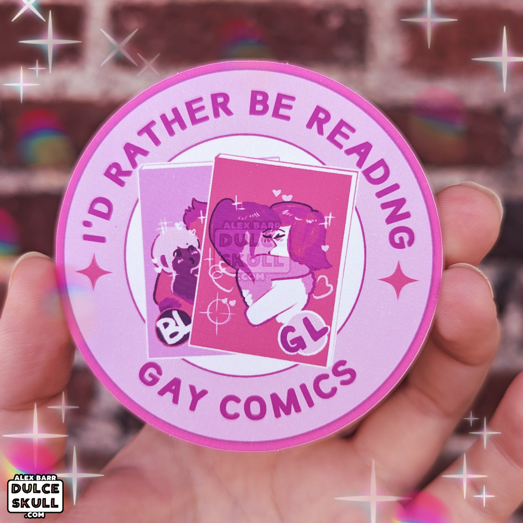 Gay Comic Lover Sticker