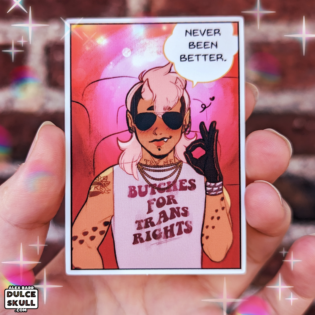 Butches 4 Trans Rights Sticker