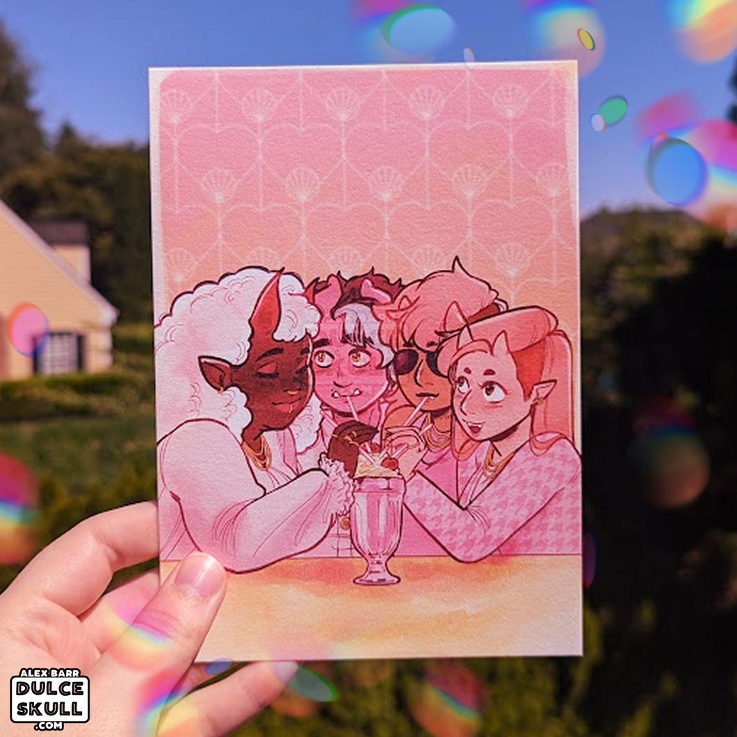 Milkshake Date Print