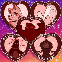 Load image into Gallery viewer, Cryptid Cuties Vinyl Stickers
