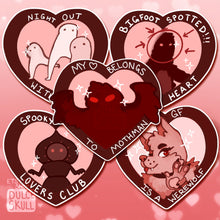 Load image into Gallery viewer, Cryptid Cuties Vinyl Stickers
