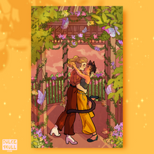 Load image into Gallery viewer, Out In The Garden Catradora Print
