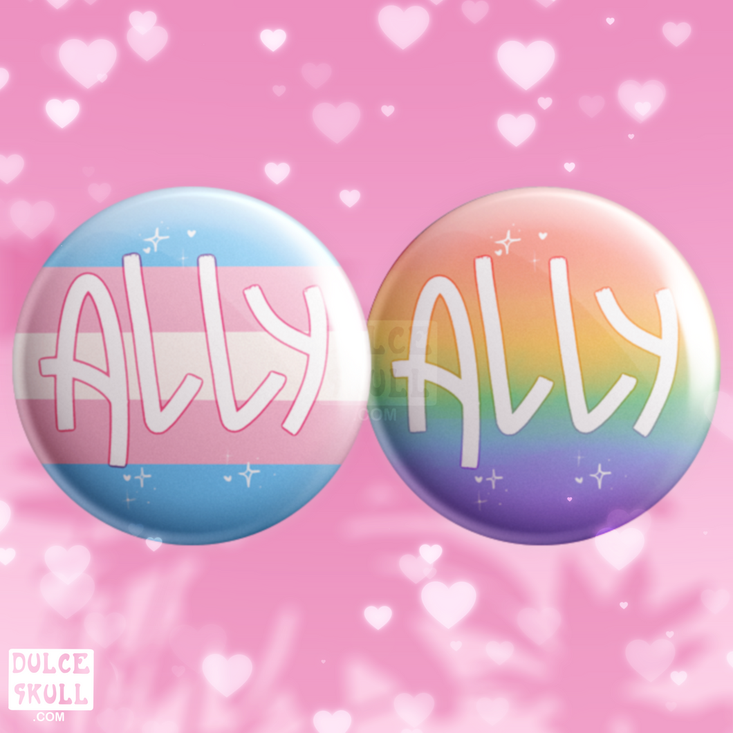 LGBT Ally Buttons